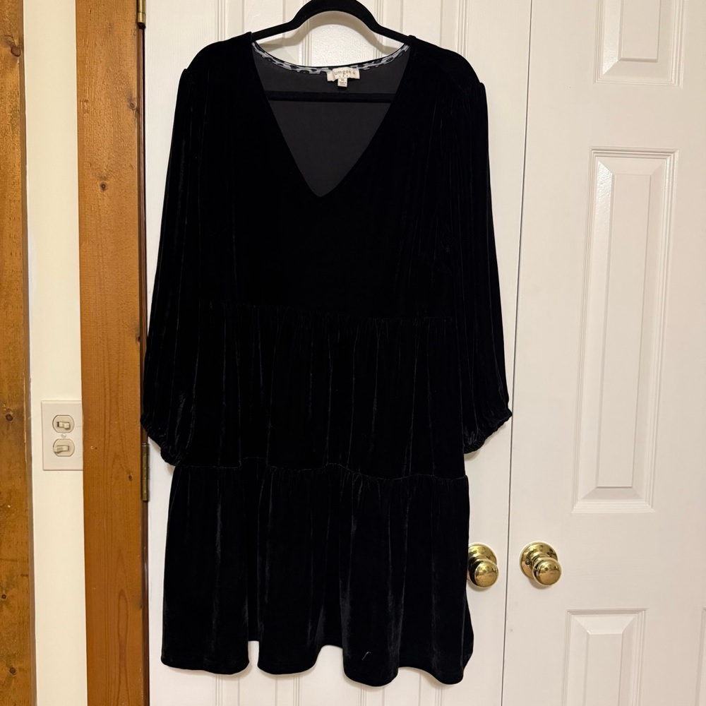 Umgee Black Long Sleeve Dress